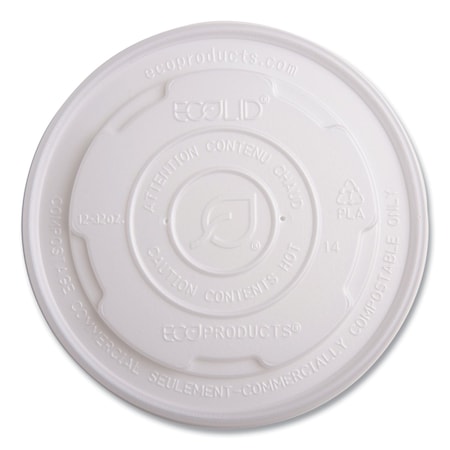 Eco-Products EcoLid Renew and Comp Food Container Lids for 12, 16, 32 oz, PK500 EP-ECOLID-SPL